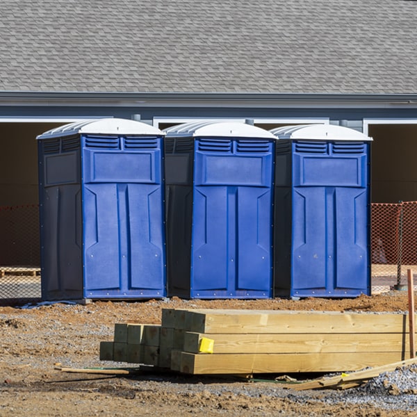 how do you ensure the portable toilets are secure and safe from vandalism during an event in North Highlands